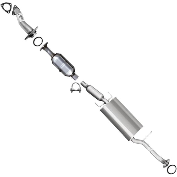 Northeastern Exhaust | Stainless Steel Pipe, Catalytic & Muffler Exhaust System Kit Fits 2009–2012 Ford Escape 2.5L SUV – Direct Fit EPA-Approved