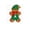 Green, variant on 2026 Christmas Home Party Decor Christmas Gingerbread Man Placemats Cute Boy Girl Gingerbread Character Table Mats Winter Xmas Holiday Decorative Table Place Mats For Dining Table Place Mats