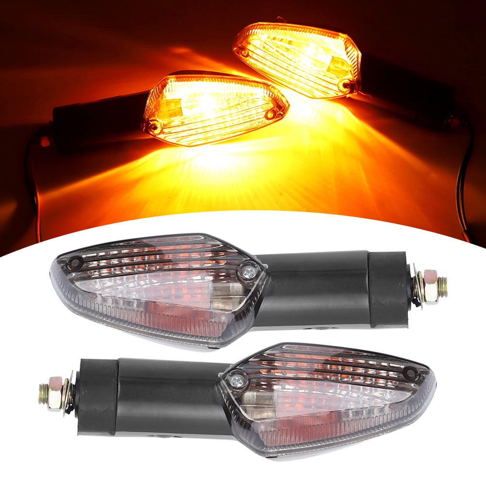 Tebru 1 Pair Turn Signals Light Blinker Indicator Flasher Lamp Fit For Honda Cbr250r Turn Indicator Lights Side Marker Turn Signal Light Walmart Com