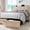 Beige, variant on Einhomn Twin Bed Frame with Storage Headboard and 4 Storage Drawers, Linen Upholstered Platform Bed with Charging Station, Black