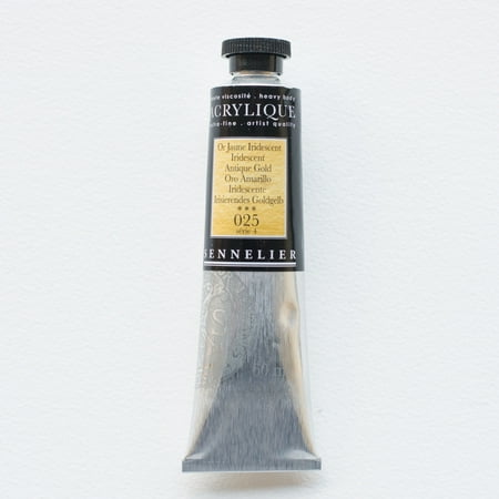 UPC: 3046450063971 | Sennelier Extra-Fine Artists Acrylic Color 60ml Tube Iridescent Antique Gold S4