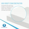 thumbnail image 3 of Dynarex EverSoft Foam Cushion, High Density Foam Wheelchair Cushion Provides Comfort, Relieve Painful Pressure Sores, 300lb Weight Capacity, Blue/Grey, 18” x 16” x 3” 1-Dynarex Ever-Soft Foam Cushion, 3 of 7
