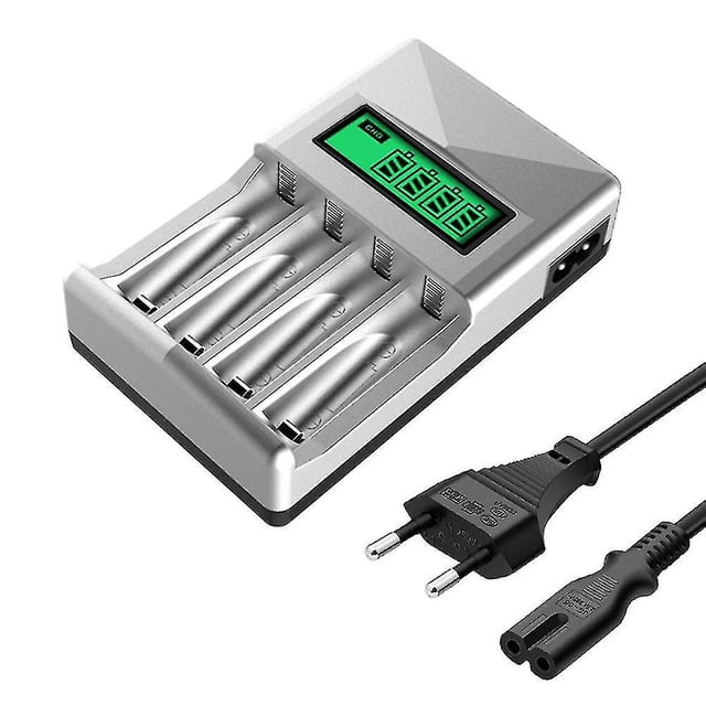 Battery Charger With 4 Slots Smart Battery Charger For Aa / Aaa Nicd Nimh Rechargeable Batteries Lc