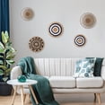 thumbnail image 3 of Rattan Wall Basket Gift  Creative Multicolor Woven Nordic Style Hanging Decorative Baskets, 3 of 8