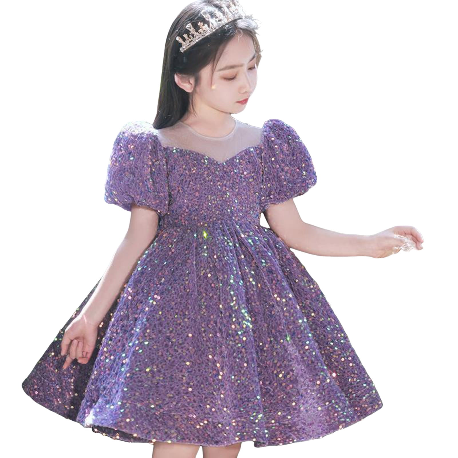 fitted lace wedding dress Gauzelle Girls Party Dress Set