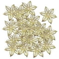 thumbnail image 3 of 100 Unids Gloria Metal Filigrana Flor Encantos DIY Pulsera con Agujero Dorado, 3 of 9