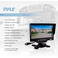 thumbnail image 5 of Weatherproof Rearview Backup Camera & Monitor Video System, Commercial Grade, 2 Cameras, 7" Monitor, Dual DC 12-24V for Bus, Truck, Trailer, Van, 5 of 7