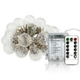 thumbnail image 2 of 1 Set Solar Light Chain  Ball Pineapple Shape ABS Copper Wire Stylish Household Hanging Lights for Home, 2 of 8