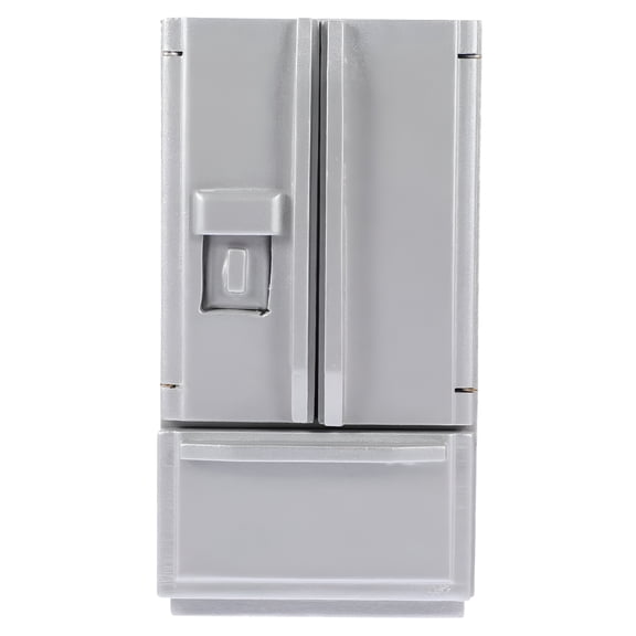 LAMIRO Mini Refrigerator Wooden Kitchen Dollhouse Accessory