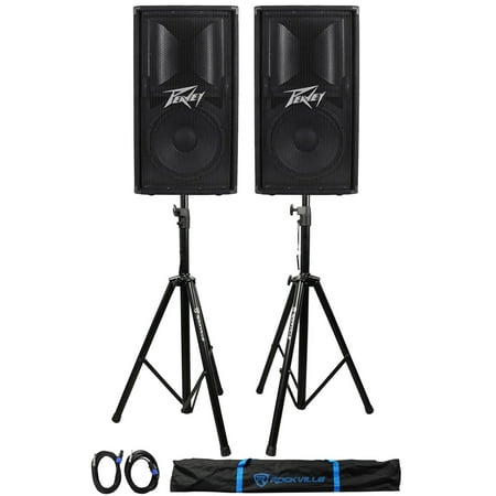 Live Sound Console - (2) Peavey PV112 12