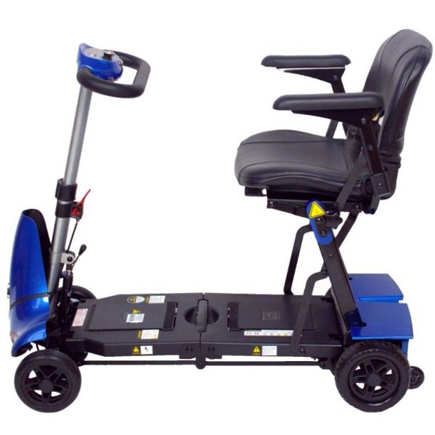Mobie Plus Folding Mobility Scooter, Blue