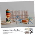 thumbnail image 4 of 1 Set Pirate Figures for Boys Pirate Toy Soldiers Children's Toy Pirate Skeleton Pirate Play Set Pirate Miniatures Pirate Props Pirate Party, 4 of 5