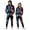 4 - Black, variant on DHFJKG Unisex Adult Halloween Skeleton Jumpsuit Onesie Halloween Party One Piece For Women Men