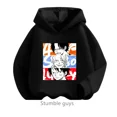 thumbnail image 3 of Ropa de primavera y otoño para niños, sudadera de una pieza para niños, ropa para niñas, sudadera de dibujos animados de Anime Luffy Zoro, traje para adolescentes, camisetas con capucha de Sonic, 3 of 5