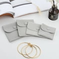 thumbnail image 2 of Bolsa de terciopelo con botón a presión de doble cara engrosada, bolsa de terciopelo antioxidante, bolsa de almacenamiento de joyas, bolsa de joyería, 2 of 2