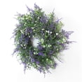 thumbnail image 4 of Guirnalda de lavanda artificial Oficina en casa Puerta de entrada Colgante Adorno floral Decoración Corona falsa Inevent HA9043-00B, 4 of 6