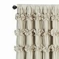 thumbnail image 3 of EvJk Camel Blackout Window Curtain 54" x 84", 2 Panels Curtains with Handmade Ruffles, 3 of 5