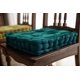 thumbnail image 4 of Nvzi Diamond Pattern Chair Pads with Handle Soft Comfy Velvet Seat Chair Cushion for Dining Chairs, Office Chairs, Hardwood Floors (Dark Green,16x16), 4 of 5