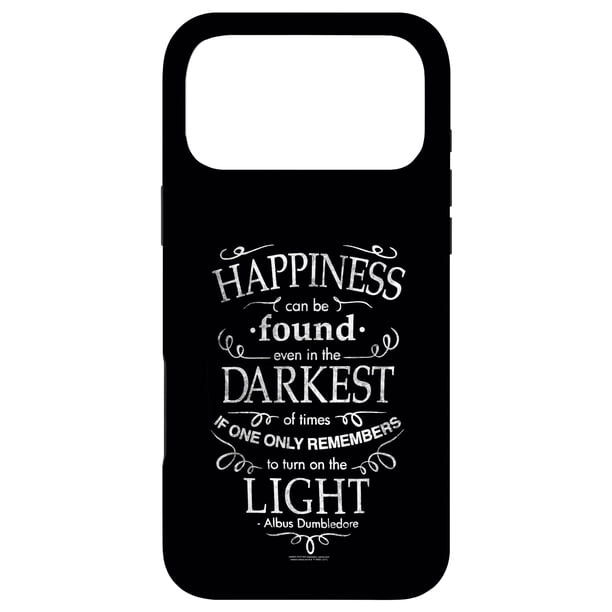 Funda de teléfono Harry Potter Happiness Quote para iPhone 17 Pro Max