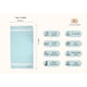 thumbnail image 4 of Casa Platino Toallas de Playa Grandes 4 Pack – Secado Rápido, Ligeras, Ideales para Adultos a la Moda en Vacaciones de Verano – Aqua, 4 of 4