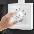 thumbnail image 4 of Controlador de ventilador de techo con montaje en superficie tipo 86, interruptores de control de ventilador de techo con 5 velocidades, 4 of 5
