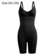 thumbnail image 2 of Body moldeador de abdomen para mujer, sin costuras, hasta medio muslo, moldeador de cuerpo completo, ajustable, negro, 2 of 6