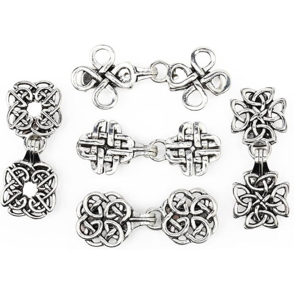 Set of 5 Vintage Sweater Clip Set for Women - Elegant Cardigan Dress Clasp,Scarf Fasteners,Shawl Pins,Collar Clips for Dresses Knitwear Accessories