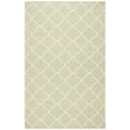 thumbnail image 2 of Safavieh Dhurries Brad Geometric Area Rug, Light Green/Ivory, 5' x 8', 2 of 10