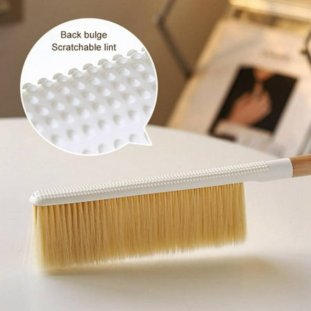 

Dust Brush Luxury Beech Wood Household Soft Bristle Brush Sofa Carpet Long Handle Dust Removal Brush Bed Sweeping Brush