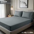 thumbnail image 2 of Sábana bajera Utopia Bedding Queen, 153 x 203 cm, color gris, 2 of 8