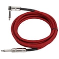 thumbnail image 4 of Cable de amplificador de guitarra eléctrica JORINDO de 6,35 mm para instrumentos musicales, conexión de audio de 1/4 pulg., rojo, 3 m/9,8 pies, 4 of 14