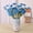 Blue, variant on 10PCS Artificial Flowers Multicolor Artificial Daisy Flowers UV Resistant Outdoor Fake Wildflowers with Stems Faux Greenery Shrubs Plants Arrangements for Home Garden Vase Decor