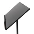 thumbnail image 6 of TOOL1SHOoo Acrylic Podium Iron Body and 46.5Inch Assembled Height Floor Standing Lectern Pulpit Desk (Single Pole Black), 6 of 14