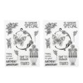 thumbnail image 1 of DIY Transparent Stamps2PCS Clear Stamps Butterflies Decorative Stamps Card Making Stamps Ultimate Reliability, 1 of 8
