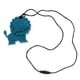 thumbnail image 1 of Collar de silicona suave con forma de animal para niños, juguete masticable hecho a mano Verde, 1 of 9