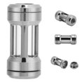 thumbnail image 3 of Computer Water Cooling Filter, Stainless Steel Filter Screen, Brass Acrylic Female G1/4 Thread Computer Cooler Filters Connector Fitting, 3 of 8