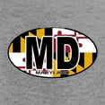 thumbnail image 3 of CafePress - Maryland MD Oval (W/Flag) Sweatshirt - Crew Neck Sweatshirt, 3 of 5
