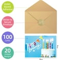 thumbnail image 2 of 100 Happy Birthday Cards with Envelopes, 20 Unique Designs, Birthday Cards Bulk with Short Generic Message Inside, 4x6 inches, Assorted Birthday Cards Assortment for Business, Office and Personal, 2 of 6
