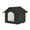 Black, variant on Outdoor Cat House Weatherproof Insulated Feral Cat House Outdoor For Winter Waterproof Outside House For Indoor Cats Shelter With Removable Soft Cushion Dog House