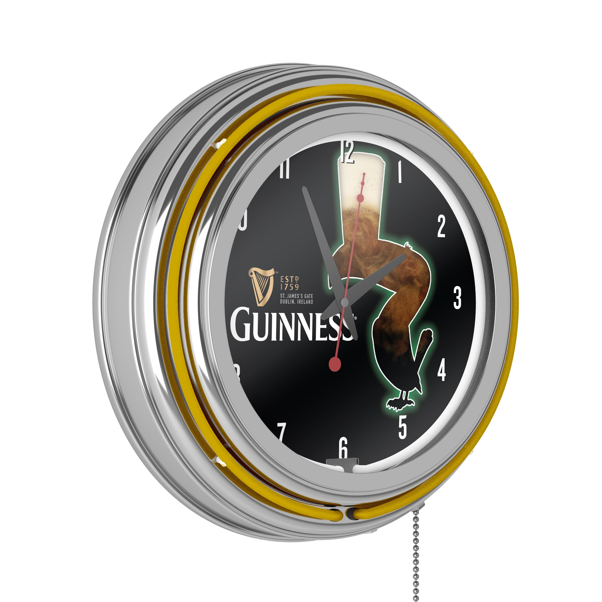 Guinness Metal Wall Clock 