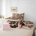 thumbnail image 6 of Feelyou Retro Cheetah Print Twin Bedding Sets 7pcs, Western Stars Bedding Comforter Set, 6 of 8