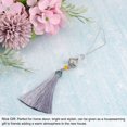 thumbnail image 4 of Uxcell 2Pack 19cm/7.48" Pendants with Tassels, Grey Classic Bells Tassel Pendant, 4 of 4