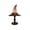 Brown, variant on Loyerfyivos Witch Hat Lamp Halloween 7in Stained Resin Night Light for Bedroom, Mantel, Bookshelf, Entryway, Party Decor Brown