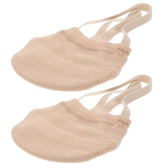 WHAMVOX 1 Pair of Half Sole Dance Shoes Half Shoes for Dance Girls Comfortable Exercise Gymnastics Shoes L