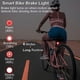 thumbnail image 3 of Luz trasera de alarma para bicicleta con carga USB, luces traseras superbrillantes, alarma antirrobo para bicicleta con detección de freno inteligente, con control remoto, luz trasera LED para bicicle, 3 of 5