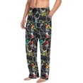 thumbnail image 5 of GZHJMY Pajama Pants for Men - Cartoon Monster Cars, Loose Lightweight PJs Lounge Sleep Bottoms with Pockets Drawstring, Pajama Bottoms for Home and Rest, Medium, 5 of 7