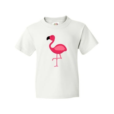 Inktastic Pink Flamingo Youth T-Shirt