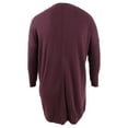thumbnail image 2 of Style & Co Women's Seam-Front Tunic Sweater Med Purple Size Medium, 2 of 2