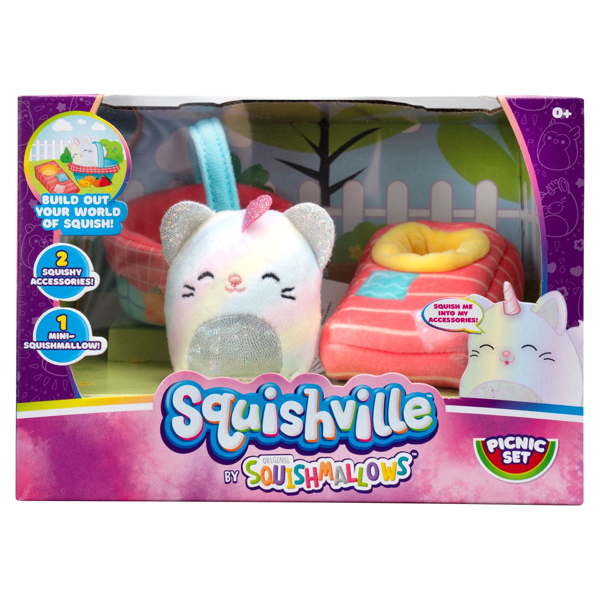 Squishville By Squishmallows 2" Mini Plush Picnic Set - image 2 of 10