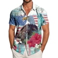 thumbnail image 2 of Yindaity July 4th Shirts for Men Vintage Old American Flag Patriotic 1776 We The People USA T-Shirt(Grey,L), 2 of 6